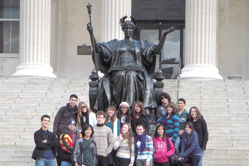 SAS students at Columbia