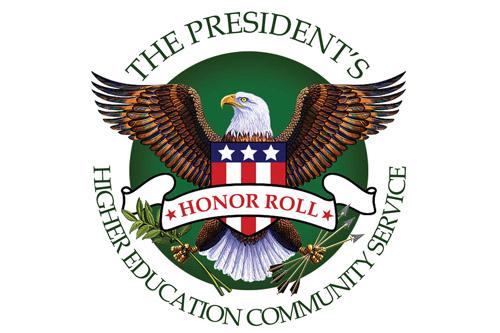 President's Honor Roll for Higher Education Community Service logo