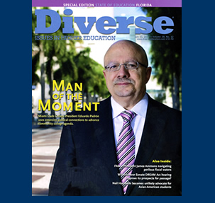Dr. Padrón on the cover of 'Diverse' magazine.
