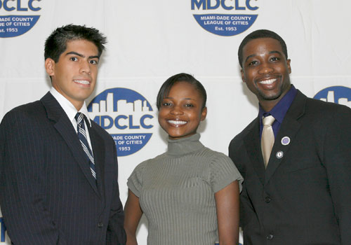 Christian Moreno, Rose Taina Honorat and Gershom Jones