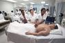 Nursing students in training