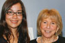MDC graduate Laura C. Morel and Dr. Jacqueline Liebergott