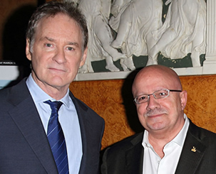 Kevin Kline and President Padrón