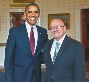 U.S. President Barack Obama and Dr. Padrón