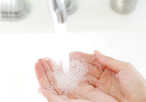 Hands reaching out