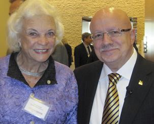 Former Justice Sandra Day O’Connor and President Padrón