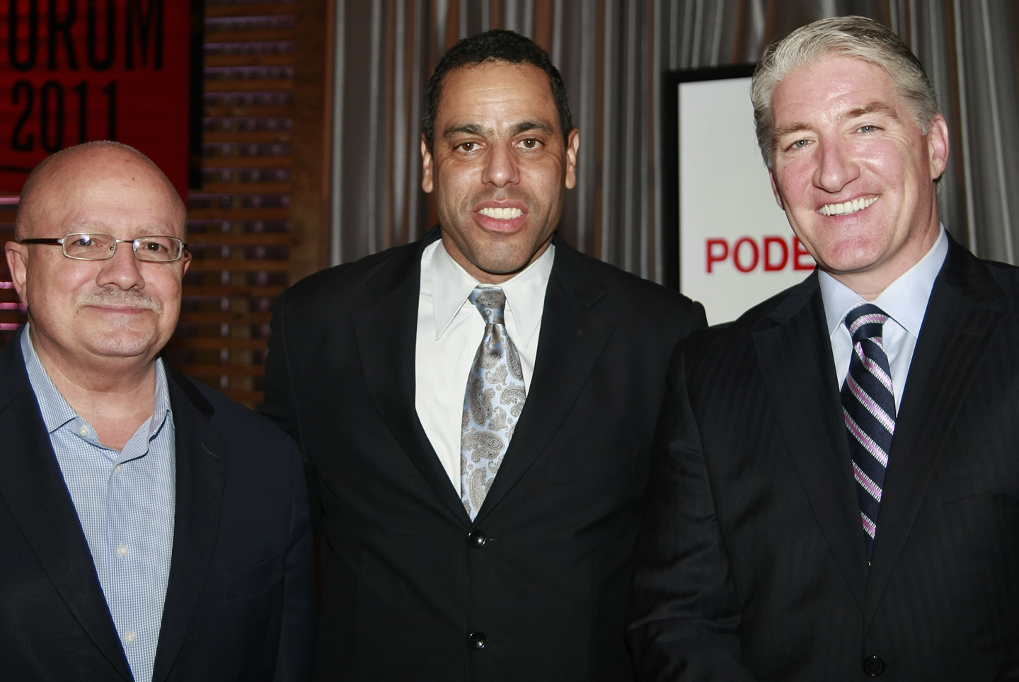 President Padrón with Tony Miller and John King