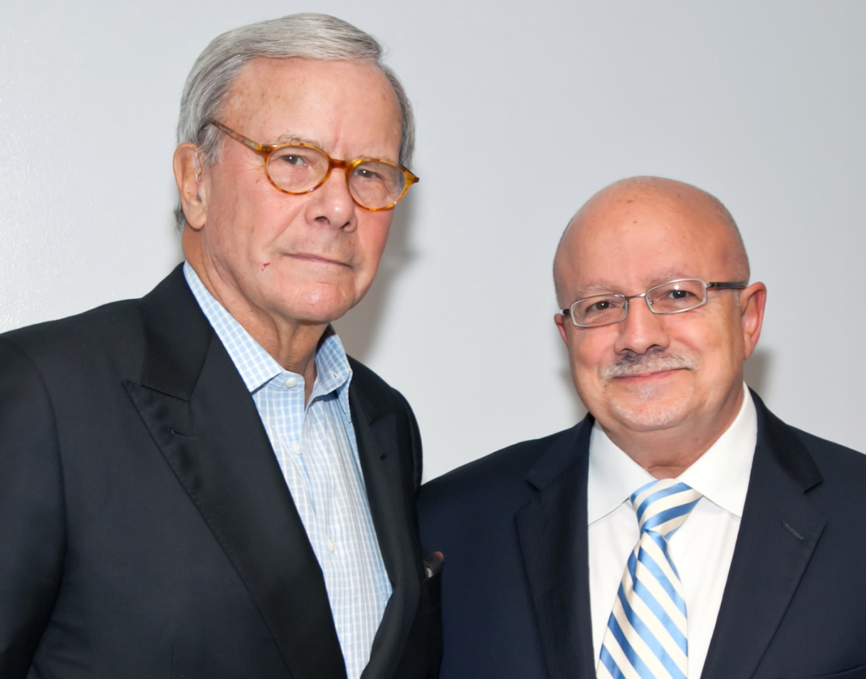 Tom Brokaw and President Padrón