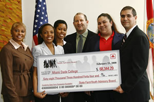 Barbara R Carr from State farm, Rebeca Sanchez, Kerr-Anne Parkes, JoshYoung, Gaby Pacheco, Jose Soto from State Farm