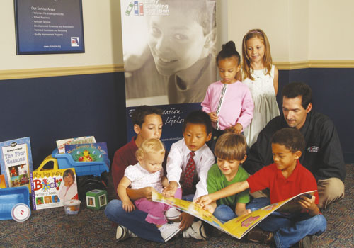 Evelio C. Torres with kids