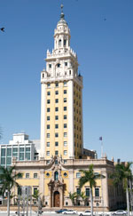 Freedom Tower in bright sunshine