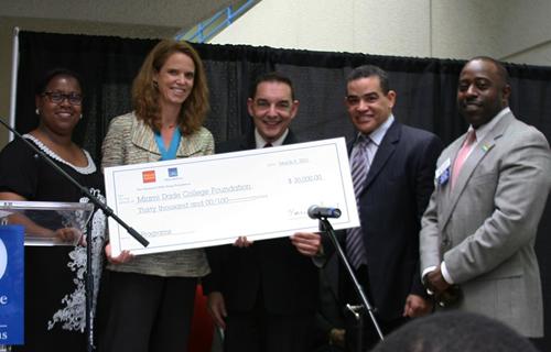 H. Leigh Toney, Jane Gilbert, Dr. José A. Vicente, Leo Toca and Jeffrey B. Price