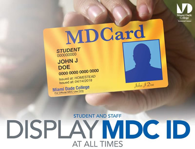 MDCard shown in hand of student
