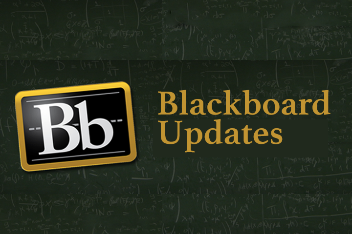 Blackboard Updates