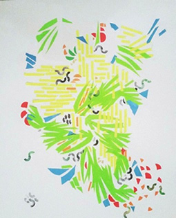 Abstract drawing by Francis Marquez