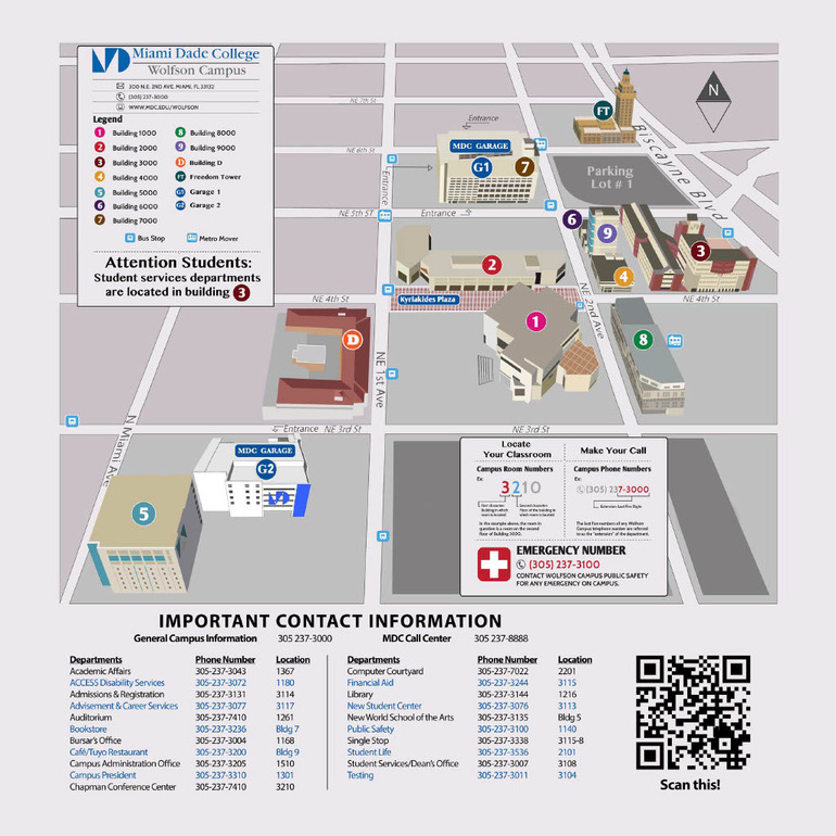 Wolfson Campus interactive map
