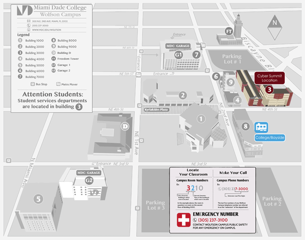 Wolfson Campus Map