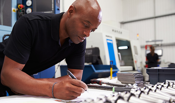 Photo of male electrician