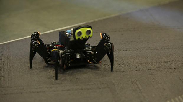 Mechanical mini-robot built by student