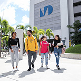 View of Miami Dade College Kendall Campus from the street level