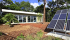 Picture of Environmental Center with solar panel