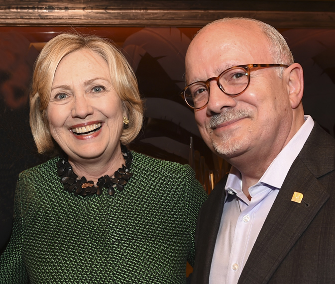 Hillary Clinton and MDC President Dr. Eduardo J. Padrón