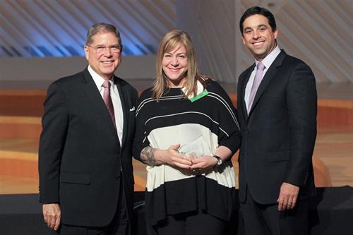 Alberto Ibargüen, Lissette Méndez and Matt Haggman