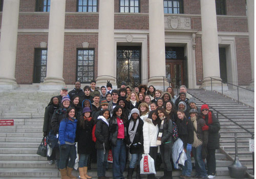 Students in the School for Advanced Studies tour top colleges.