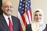 Dr. Rolando Montoya and Maha K. Taibah