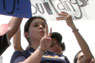 Students rally in support of Amendment 8 at a recent event.