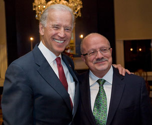 Vice President Joe Biden and MDC President Dr. Eduardo J. Padrón