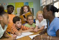 Teacher in classroom