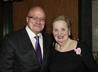 MDC President Eduardo J. Padrón and former U.S. Secretary of State Madeleine Albright