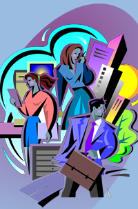 Illustration of workers