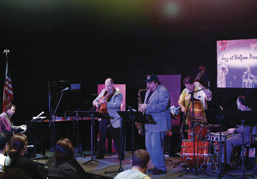 Jazz Faculty Quintet in performance