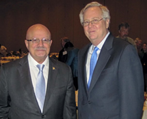 President Padrón and Brian Kelly