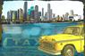 Illustration of Miami taxi service