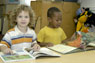 Children reading at MDC's Pre-School Laboratory