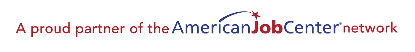 American Job Center Slogan logo