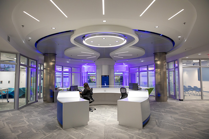 AI center lobby