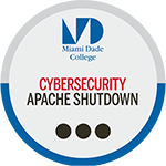 Apache Shutdown Cyber Range badge