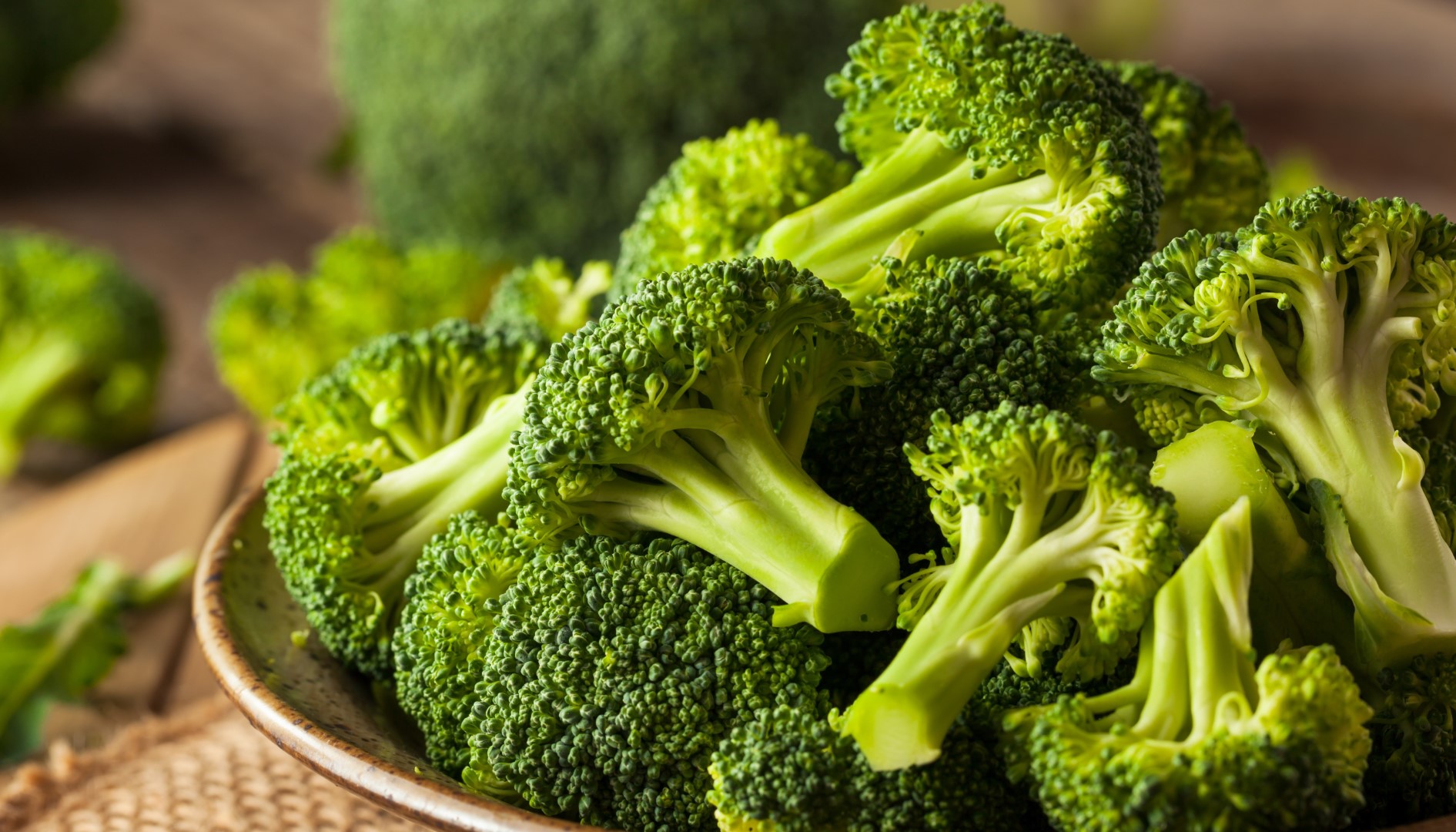 An assortment of broccoli
