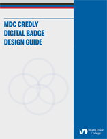 Cover of MDC Credly digital badge guide