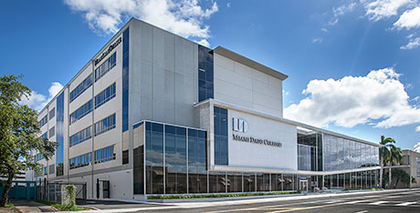 Front of Simulation Building outside