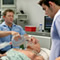 Medical Students working in a classroom