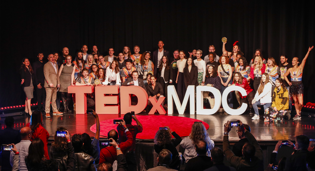 Group photo of tedxmdc 2024 team